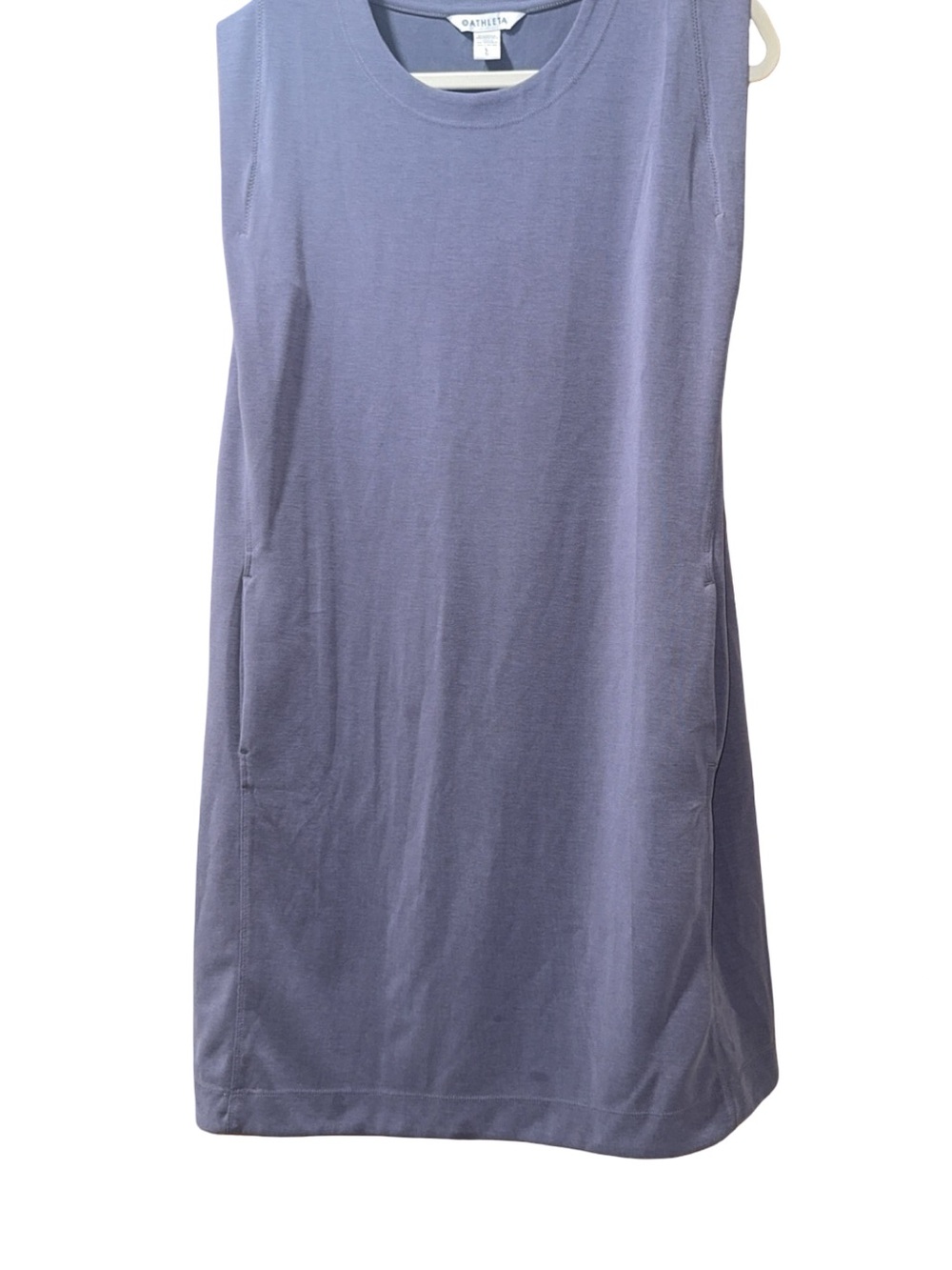 Athleta A-Line Dress Skirt in Dusty Lavender Blue